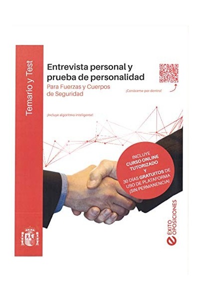 ENTREVISTA PERSONAL Y PRUEBA DE PERSONAL. TEMARIO Y TEST.